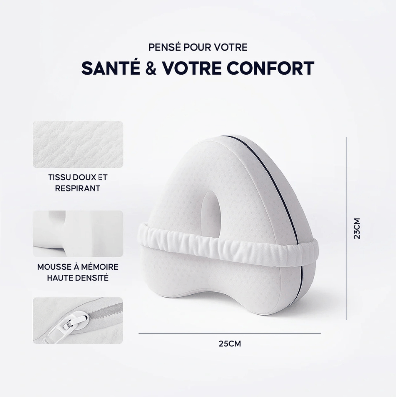 Lumea SideAlign™ — Le Coussin Genoux Ergonomique des Dormeurs Latéraux - Luméa Swiss - Québec