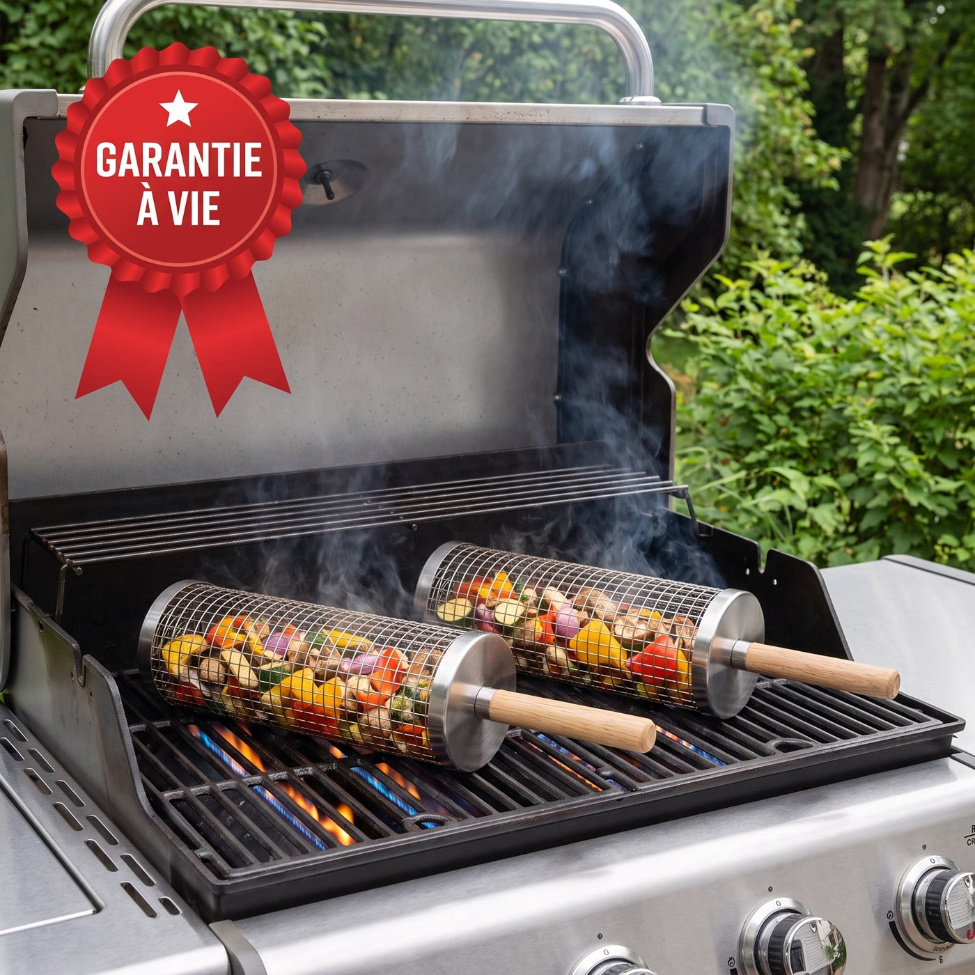 Livstidsgaranti på panier à BBQ