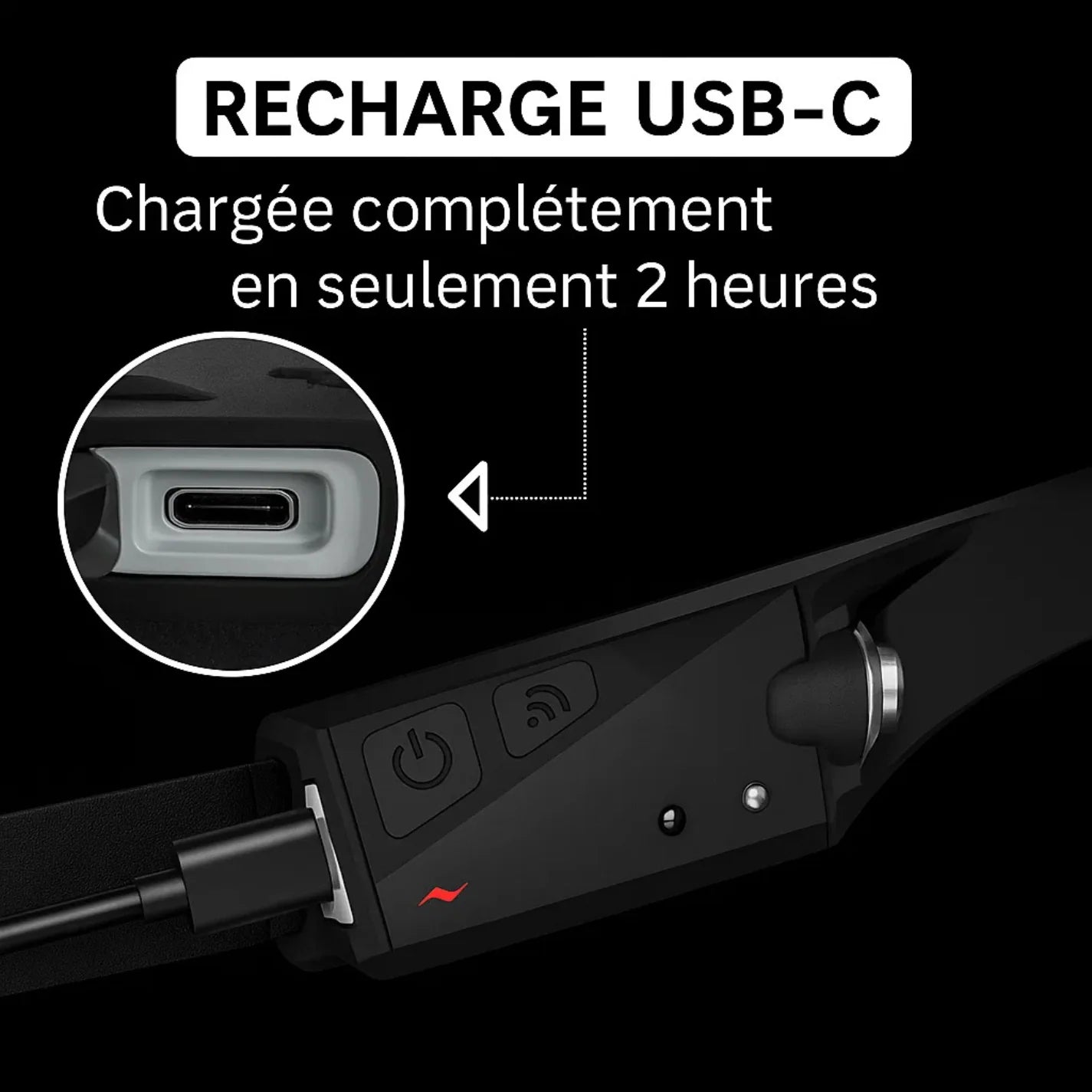 Lampe frontale à faisceau panoramique 230° LumeaAdventure™