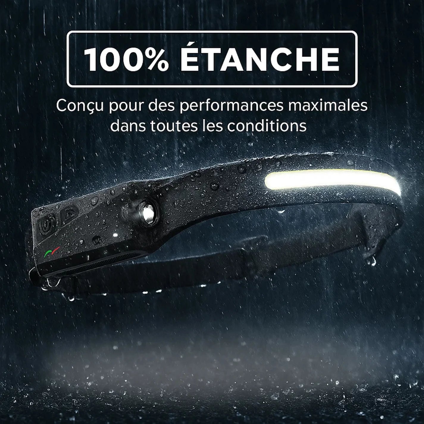 Lampe frontale à faisceau panoramique 230° LumeaAdventure™