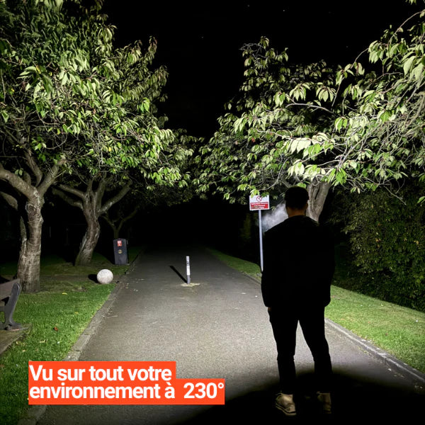 Lampe frontale à faisceau panoramique 230° LumeaAdventure™