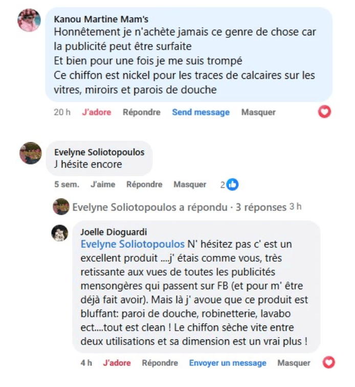 Avis client