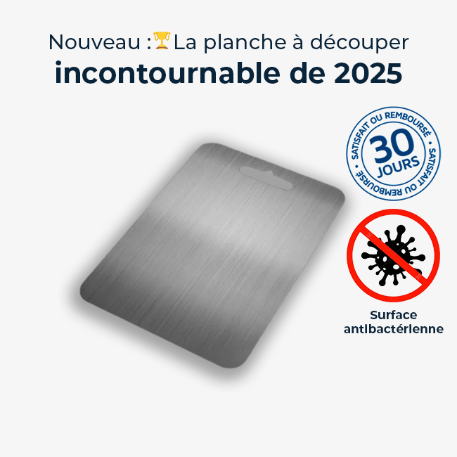 LUMEA TitanCut™- Planche à découper en titane