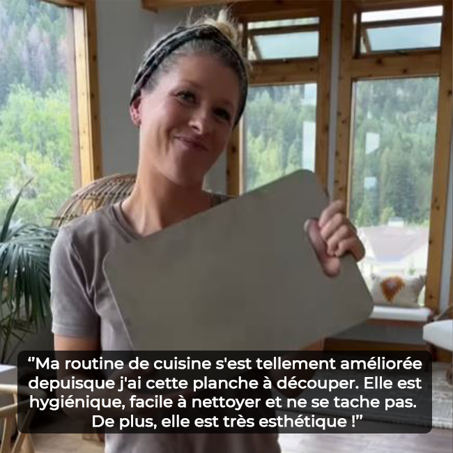 LUMEA TitanCut™- Planche à découper en titane