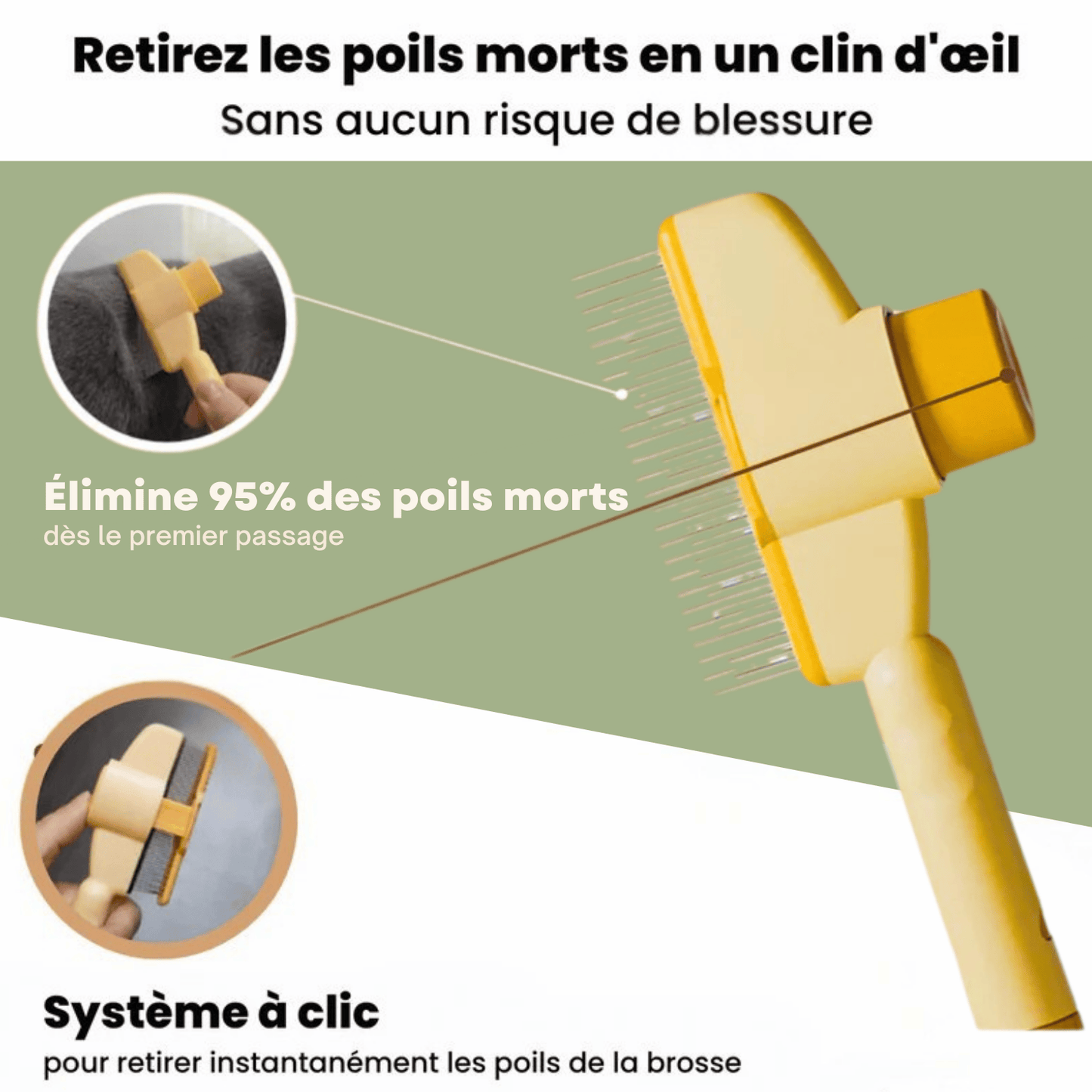 Brosse anti - poil - Luméa Swiss - Québec