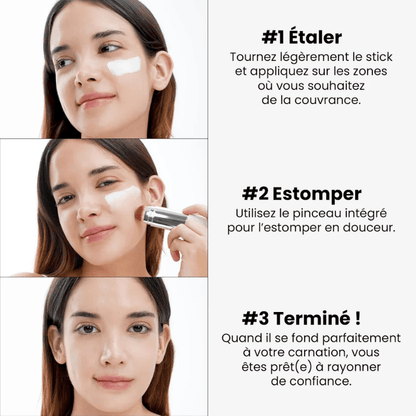 Fond de teint Intelligent avec pinceau intégré - Luméa Swiss - Québec