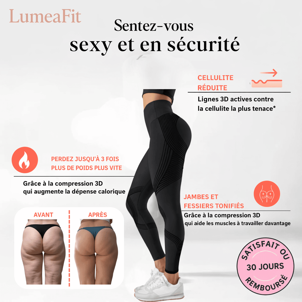 Leggings 3D LumeaFit - Luméa Swiss - Québec