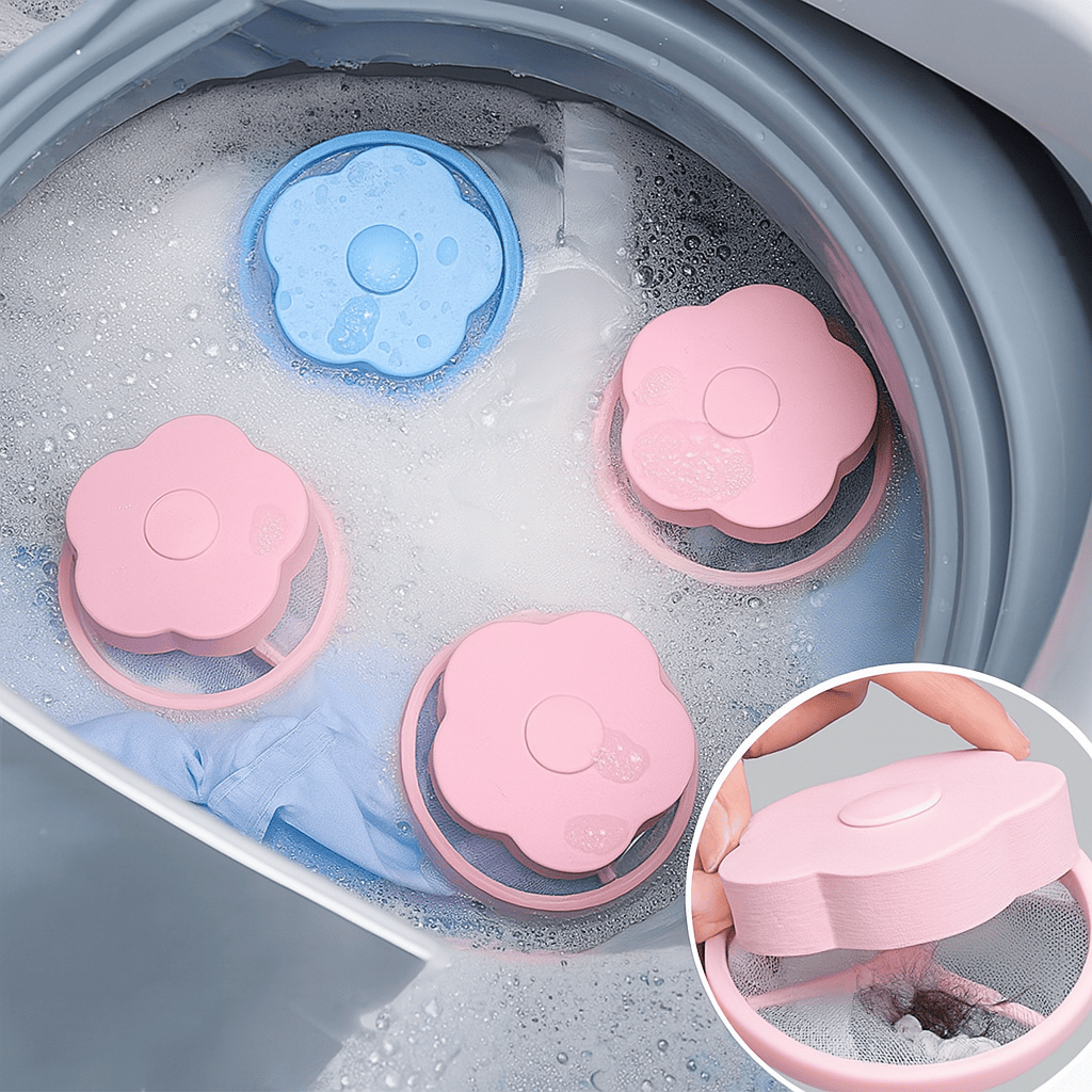 Lot de 4 Capsules Attrape - Poils pour Machine à Laver - Luméa Swiss - Québec