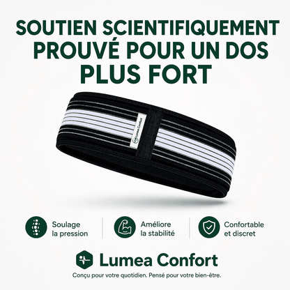 Lumea belt - soutien pour la sciatique et les douleurs lombaires - Luméa Swiss - Québec