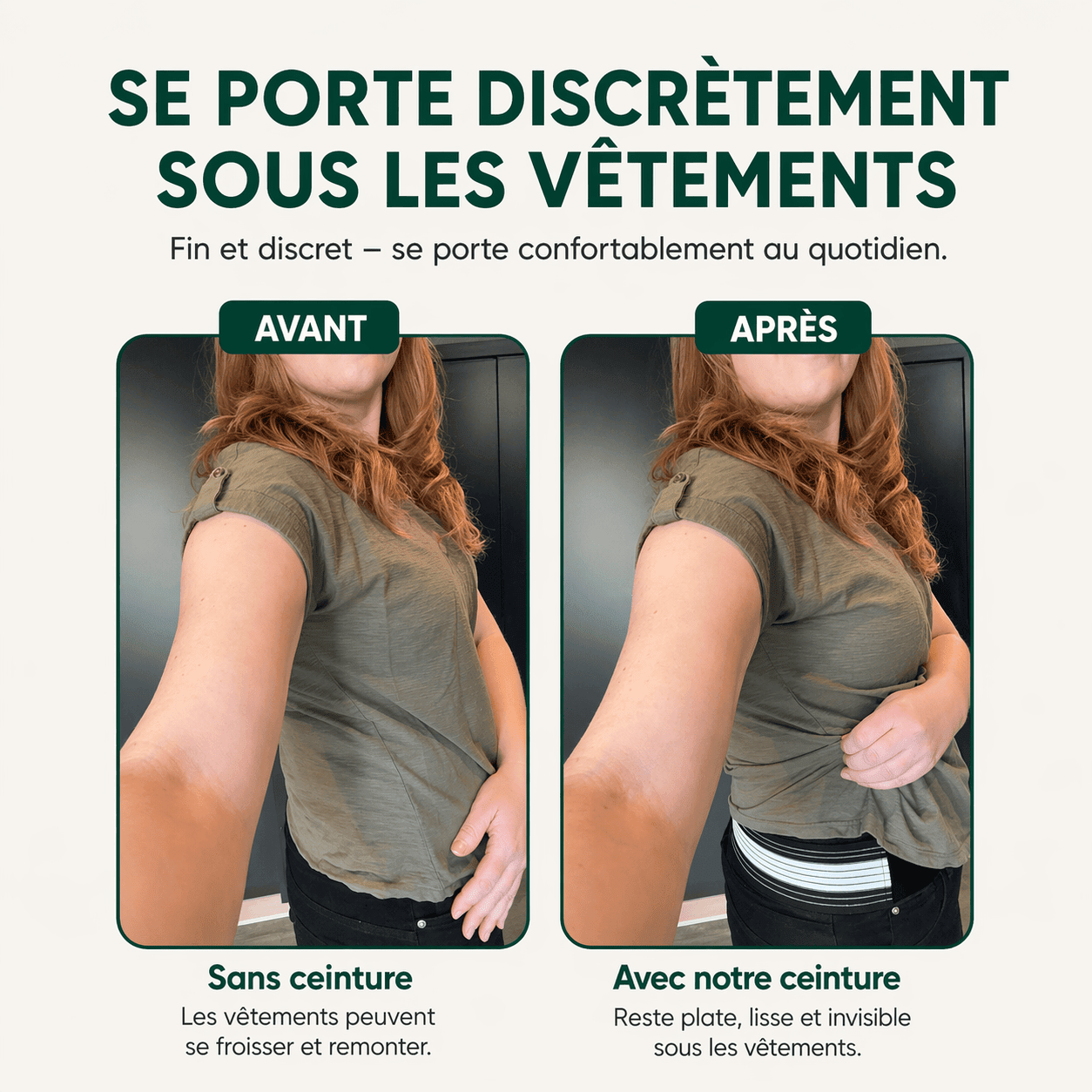 Lumea belt - soutien pour la sciatique et les douleurs lombaires - Luméa Swiss - Québec