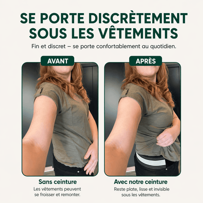 Lumea belt - soutien pour la sciatique et les douleurs lombaires - Luméa Swiss - Québec