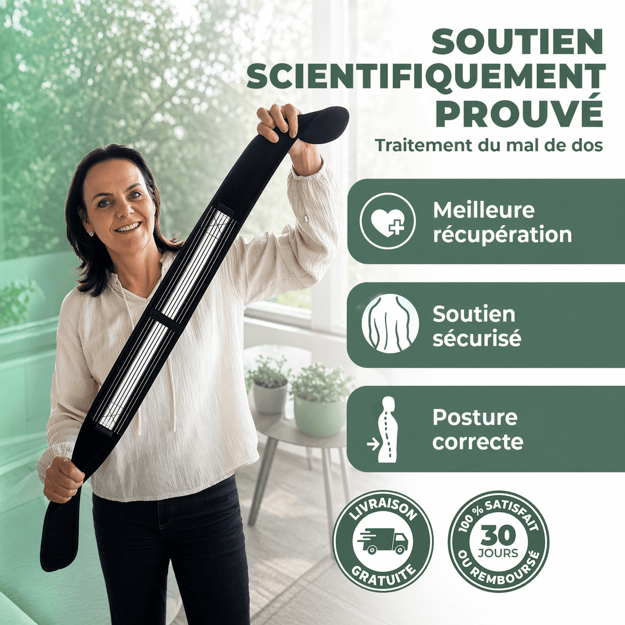 Lumea Belt™ – Support dorsal avancé - Luméa Swiss - Québec