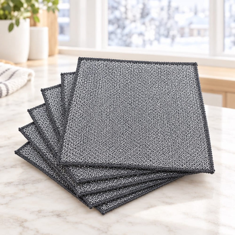 Chiffons en maille d'acier Lumea Éclat