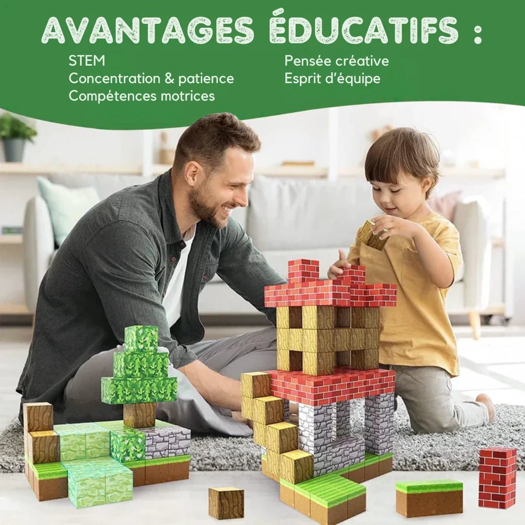 Lumeacraft™ Blocs de construction magnétiques - Luméa Swiss - Québec