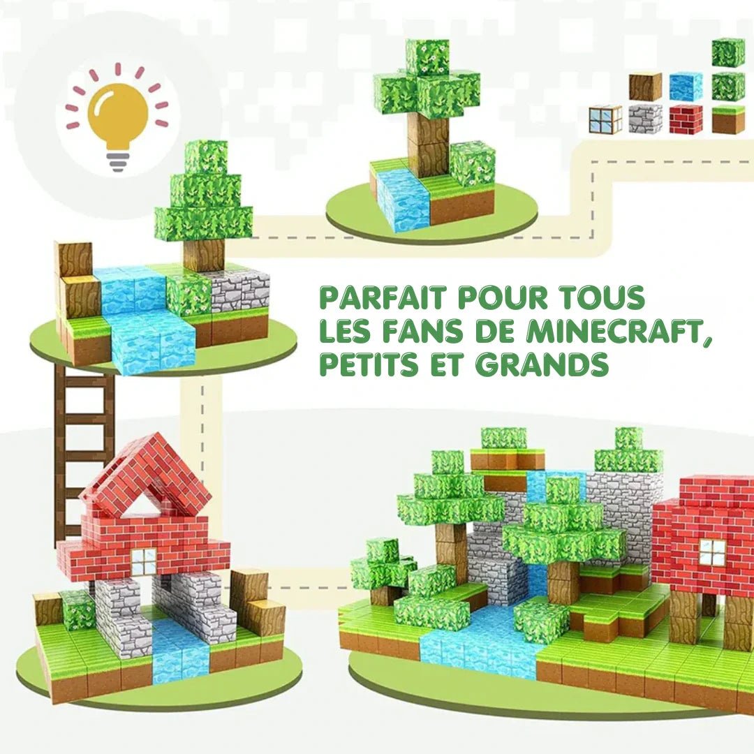 Lumeacraft™ Blocs de construction magnétiques - Luméa Swiss - Québec
